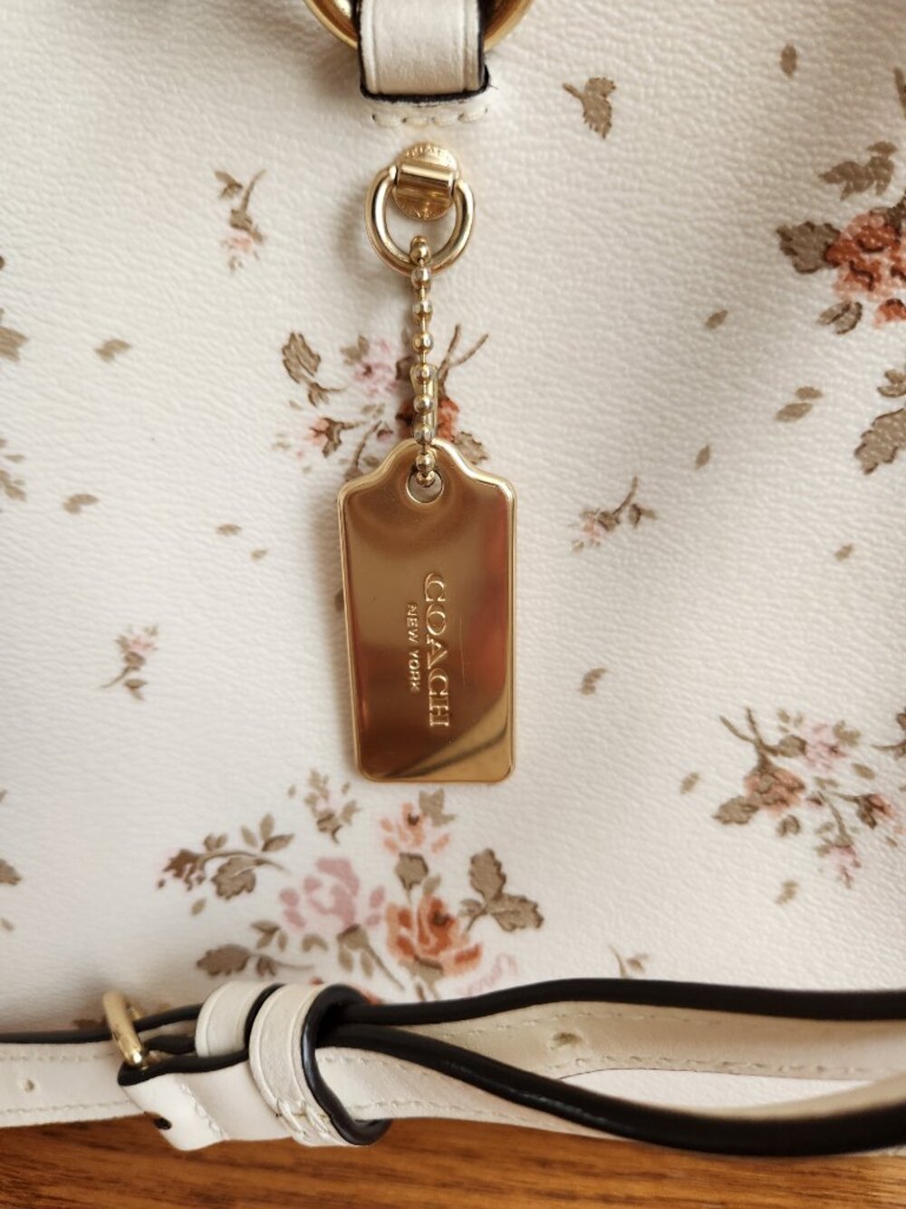 COACH  ETTA CARRYALL BAG IN IN ROSE BOUQUET PRINT  M1923 -91509 - Picture 3 of 13